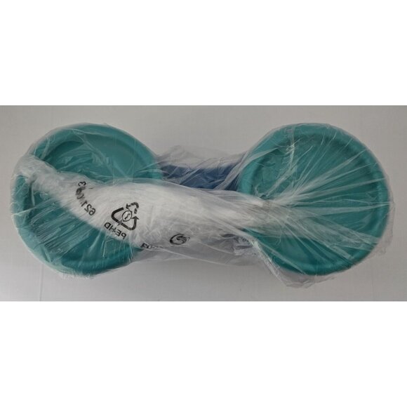 Tupperware Essentials Condiment Server 4 piece Set Shades Of Teal and Blue NEW - Picture 6 of 6